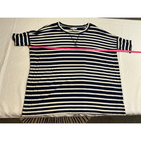 Cabi Women’s Navy & White Striped Tee - Size Small (SKU 0246) - Picture 8 of 10